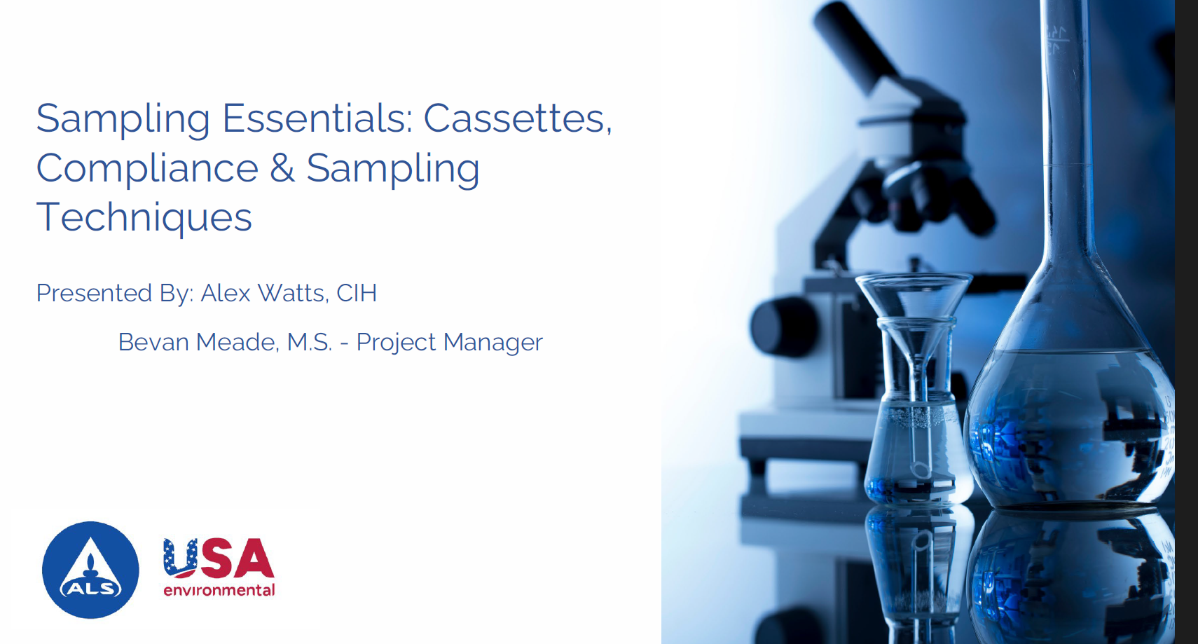 Webinar: Personal Air Sampling Essentials using the GilAir Plus with ALS Global